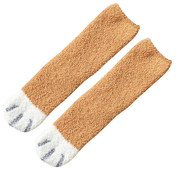Qarigey Calcetines de algodón con estampado divertido de invierno para hombre y mujer Medias cúrcuma