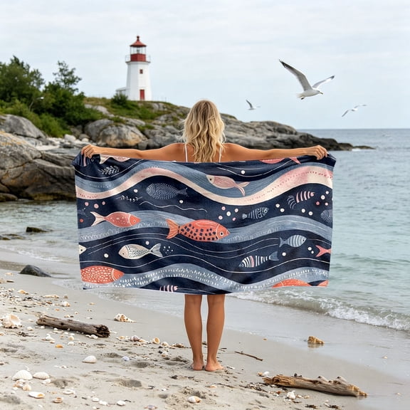 Lume Wear Large 2 in1 Hooded Beach Towel a 3D Wearable Microfibre Cover Up for Adults. Lightweight Quick Dry for Sun Loungers Travel Swimming Gym Yoga and Sports Summer