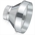 thumbnail image 1 of Reductor de Conducto de 8 A 4 Pulgadas, Adaptador de Conducto de Aire de Acero Galvanizado, Conector de Tubería Engarzada Redonda, Acoplamiento de Conexión., 1 of 5