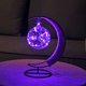 thumbnail image 3 of LED Moon Apple Night Lamp Glass Ball Home Party Kid Room Luces (Púrpura), 3 of 7
