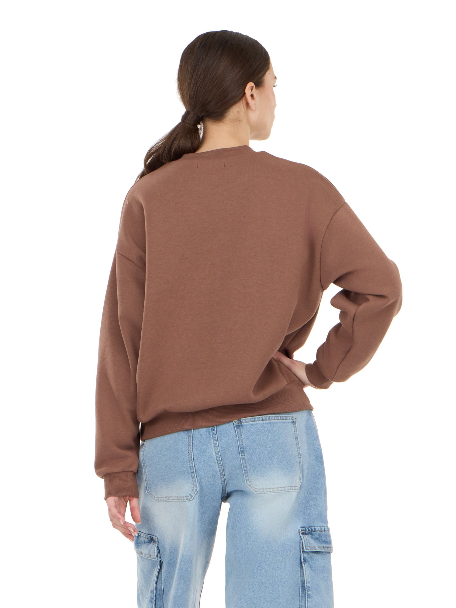 Forever 21 Women's and Women's Plus Destination Fleece Crewneck