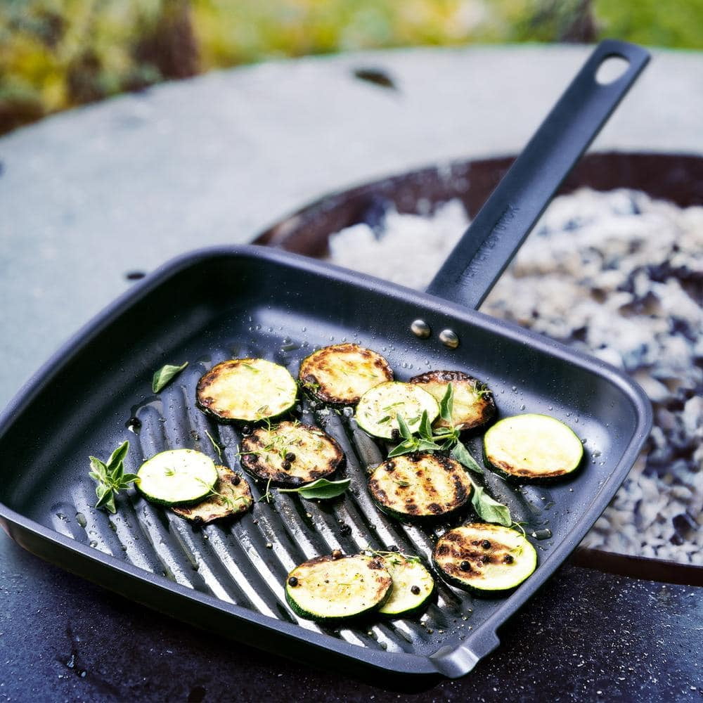 Merten & Storck Pre-Seasoned 10 " Carbon Steel Square Grill Frying Pan