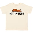 thumbnail image 3 of Inktastic Napping Dis Tew Much Daschund Weiner Dog Brown Boys or Girls Toddler T-Shirt, 3 of 5
