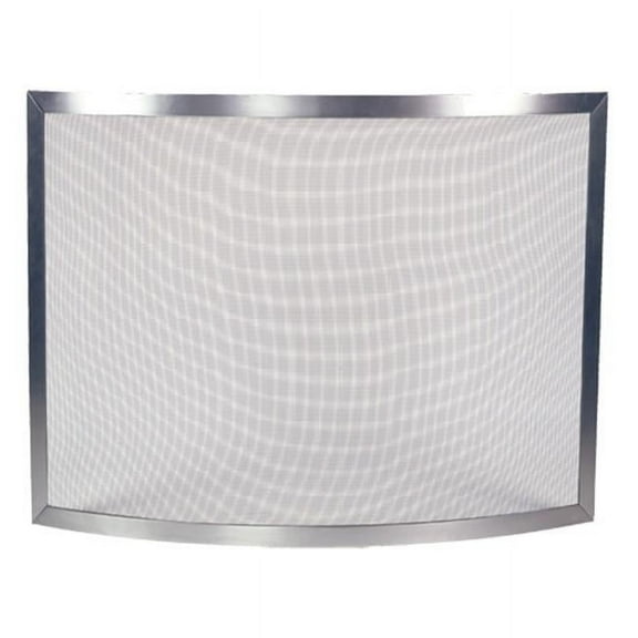 Dagan S503 Bowed Design Panel Screen, Pewter