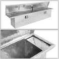thumbnail image 3 of DNA Motoring 63"x12"x16.5" Aluminum Pickup Truck Bed Trailer Storage Tool Box w/Key Lock (Crossbed), 3 of 4