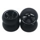 thumbnail image 1 of Vogacara RC Car Car Wheel Rim Tires for 4WD K969 K989 1/28 Replacement WLtoys Car  Kits de construcción modelo Negro, 1 of 1