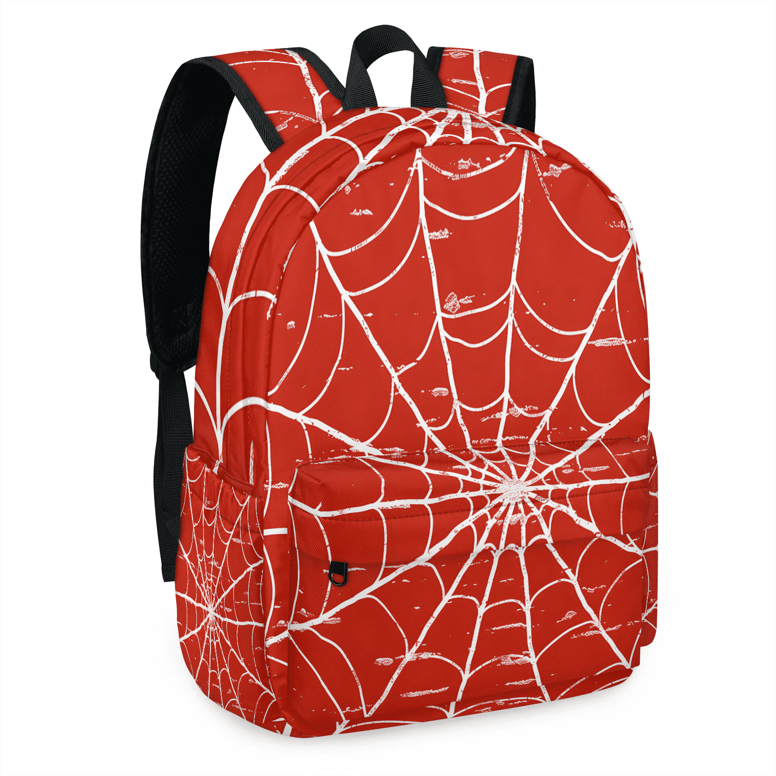 Herdesigns Red Spiders Web Backpack for Men Women, Lightweight Laptop Backpack 16.3 Inch Funny Theme Casual Daypack for Travel Work Commuter