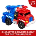thumbnail image 3 of Figura de acción de robot de juguete Transformers Playskool Heroes Rescue Bots Optimus Prime, juguete conversor 2 en 1 para niños mayores de 3 años, 3 of 5