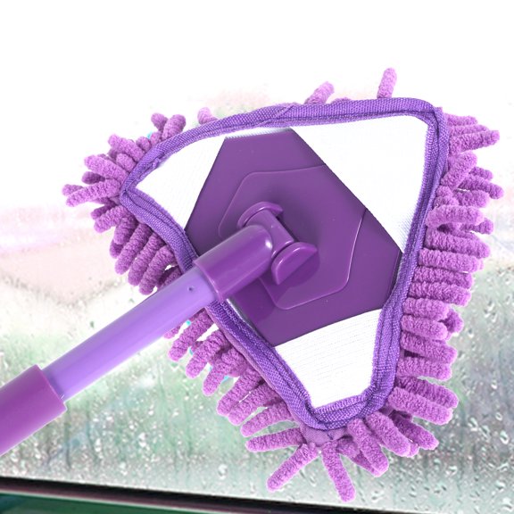 Willstar Adjustable Triangle Cleaning Mop Mops, 180 Degree Rotatable Ceiling Dust Cleaner with Retractable Telescopic Handle