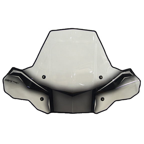 Powermadd Cobra Pro Tek Windshield, No Cut Out with Rapid Release Mount