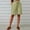 Green, variant on Hvot&aat Women's Casual Linen Half Shorts Walking Exercise Bermuda Shorts Pull On Drawstring Shorts with Pockets