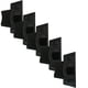 thumbnail image 2 of Gancho Organizador Closet GanLuxyBlack 5 Pzs Grande 5x10cm Negro., 2 of 2