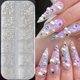 thumbnail image 2 of 12 rejillas de perlas blancas mezcladas para uñas, cuentas redondas 3D/semicírculo, diamantes de imitación para decoración de uñas, accesorios de manicura, piezas DIY Y7%6K, 2 of 5
