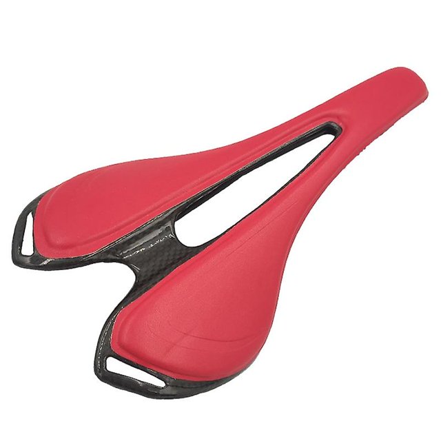 Belita Amy fibra de carbono completa + fibra de cuero asiento de bicicleta de montaña de carretera asiento de fibra de carbono sillín de bicicleta// kaili Sencillez
