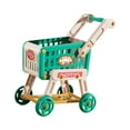 thumbnail image 4 of Carrito de compras para niños, carrito de supermercado, juguete de simulación creativo para niños pequeños. verde, 4 of 9