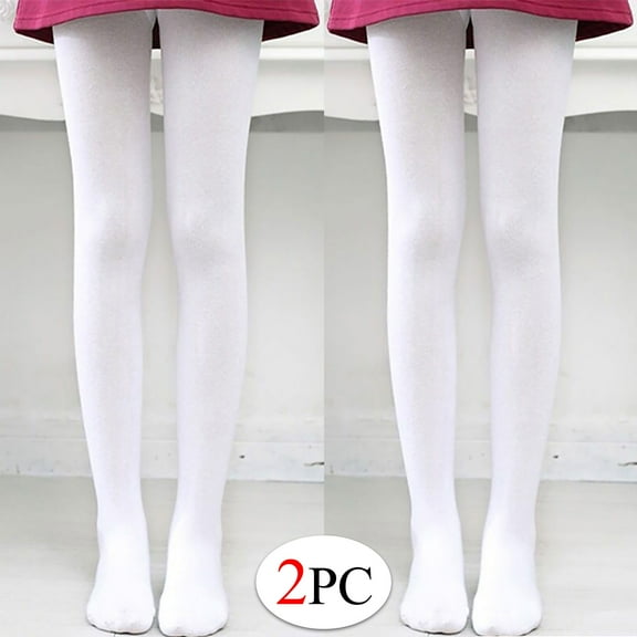 Neewe 2PC All Age Thin Velvet Dance Socks Socks Girls Women Ballet Dance Convertible Tights Ultra Soft Pro Transition Tights