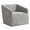 Gray, variant on Roundhill Furniture Nice Modern Upholstered Barrel Armchair, 360 Degree Swivel, Gray