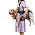 thumbnail image 3 of Dog Lift Support Harness, Size S Black Full Body Pet Sling Carrier for Senior Injured Dogs Mobility Recovery, 3 of 3