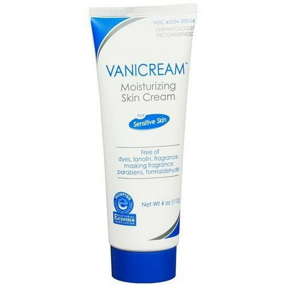 Vanicream Moisturizing Cream for Sensitive Skin, Paraben Free, 4 oz