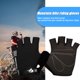 thumbnail image 3 of Deportes antideslizantes guantes transpirables medio dedo mujeres hombres MTB carretera bicicleta montar FLhrweasw Nuevo, 3 of 7