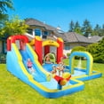 thumbnail image 2 of Ktaxon Inflatable Bounce House Water Park with Long Water Slide & Large Splash Pool Fits 4 Kids, Endless Fun of Jumping, Sliding, Climbing - Extra Water Cannon, 2 of 13