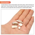 thumbnail image 4 of Uxcell 500g conchas trituradas irregulares fragmentos de conchas marinas mosaico natural para proyectos de arte y manualidades Beige, 4 of 5