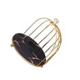 thumbnail image 2 of Soporte de artículos de tocador para cosméticos, organizador de suministros para el cuidado de la piel, estante de almacenamiento para lavabo, Almacenamiento y organización del hogar Capa única negra Yuarrent HA080147-04B, 2 of 6