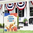 thumbnail image 4 of Happy Labor Day Garden Flag Celebrate Labor Day Double Sided Vertical Working Tools Patriotic USA Flags USA Garden Yard House Flags Banner Outdoor Outside Labor Day Decoration 12x18 Inch, 4 of 6