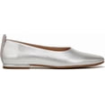 thumbnail image 2 of Franco Sarto Women's Ariel Silver Leather Ballet Flat 5.5M, 2 of 5