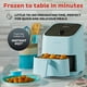 thumbnail image 2 of Instant Pot Vortex - Mini freidora de aire de 2 cuartos de baño, pequeña freidora que cruje, recalienta, hornea, asa para comidas rápidas y fáciles, incluye más de 100 recetas en la aplicación, es, 2 of 5
