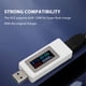 thumbnail image 3 of Probador USB ANGGREK Pantalla a color Detector de carga de voltaje de corriente USB, 3 of 8