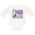 thumbnail image 3 of Inktastic Alzheimer's Disease Bravest Hero I Ever Knew 1 Boys or Girls Long Sleeve Baby Bodysuit, 3 of 5