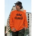 thumbnail image 2 of 1998 Los Angeles Summer Banner Sweatshirt Men -Image by Shutterstock, Male 3X-Large, 2 of 4