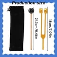 thumbnail image 4 of Tuning Fork 128 Hz Weighted Tuning Forks for Grade Tuning Forks Set with Mallet Yoga and Meditation Accessories & Sound Instruments, 4 of 9