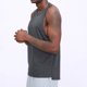 thumbnail image 4 of pstuiky Camisetas sin mangas para hombre, Camiseta deportiva informal de color liso para hombre, para entrenamiento físico, secado rápido, con cuello redondo Camisas de hombre m, 4 of 6