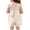 Beige, variant on Mercatoo Kids Easter Outfits Girls 2 Piece Striped Tank Tops Bunny Overall Shorts with Pom Po1 Tail Toddler Cute Trendy Clothes Baby Comfy Rabb1t Casual Clothes Set