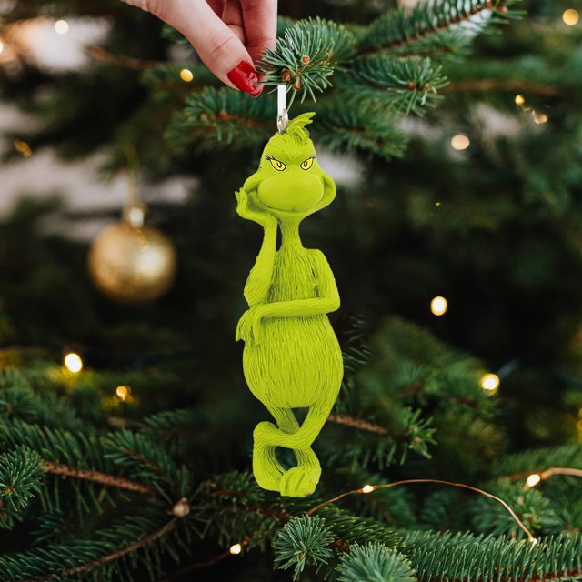 2025 New GrinchChristmas Decorations Christmas Tree Car Backpack Pendants Christmas Home Decorations (1pcs)