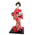 thumbnail image 5 of Tongina Collectible Figurine, Miniature Asian Statue, Traditional Japanese Kimono, Geisha Doll, Kabuki Doll for Desk, Wardrobe, Bedroom C, 5 of 8