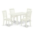 thumbnail image 2 of East West Furniture Dining Table- Dining Chairs, NODA5-LWH-W, 2 of 6