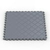 Multi-Purpose 18.3 in. x 18.3 in. Metallic Pewter PVC Garage Flooring Tile with Raised Diamond Pattern (6-Pieces)