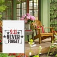 thumbnail image 5 of Hanmun 911 Never Forget Garden Flag 12x18 Patriot Day Double Sided for Outdoor Indoor House Decor, 5 of 7