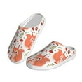 thumbnail image 2 of Lsque Squirrel And Pattern Womens Comfort Cotton on Scuff With Memory Foam and Anti-skid Sole Slipper-42/43, 2 of 7