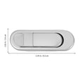 thumbnail image 2 of VERDANVERSE 1Ud Cerradura Eléctrica Para Puerta De En Aleación De Zinc Plateada Para Uso Doméstico, 2 of 5