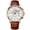 B 576 rose shell Whi, variant on New Swiss Movement Business Fashion Three-Eye Timing Leather Strap Watch Personality Men's Waterproof Quartz Watch