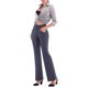 thumbnail image 4 of Sexy Dance Mujeres Bootcut Yoga Pantalones Con Bolsillos Cintura alta Stretch Workout Gym Leggings, 4 of 5