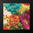 thumbnail image 2 of Anderson, Jocelyn 20x20 Black Modern Framed Museum Art Print Titled - Pop Art Flowers I, 2 of 5