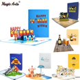 thumbnail image 2 of Fathers Day Cards 3D Pop-Up Father Birthday Greeting Card for Dad, Father's Day Gift for Dad Gao Jinjia LED, 2 of 2