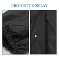 thumbnail image 4 of 2 impermeables largos reutilizables para adultos, extra gruesos, impermeables, con capucha, para hombres y mujeres, duraderos y ligeros, para actividades al aire libre, senderismo y viajes, 4 of 7