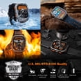 thumbnail image 2 of KOSPET TANK M3 Ultra Reloj Inteligente GPS, 1,96" AMOLED Smartwatch Hombre con Llamadas Bluetooth, Impermeable IP69K, Batería de 480 mAh, 170+Modos Deportes, Monitor de Frecuencia Cardiaca (M3U Negro), 2 of 5