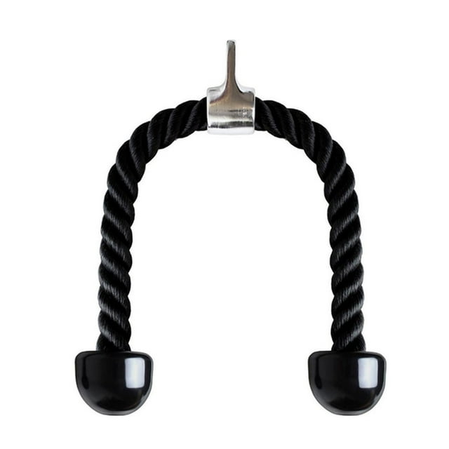 LOVEVERDeluxe Tricep Rope Pull Down Cable Easy to Grip & Non-Slip Cable Attachment for Gym Workout Exercise